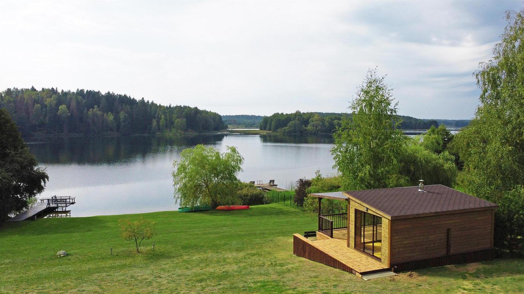 Resort By Nava Lake Aukštadvaris Kültér fotó
